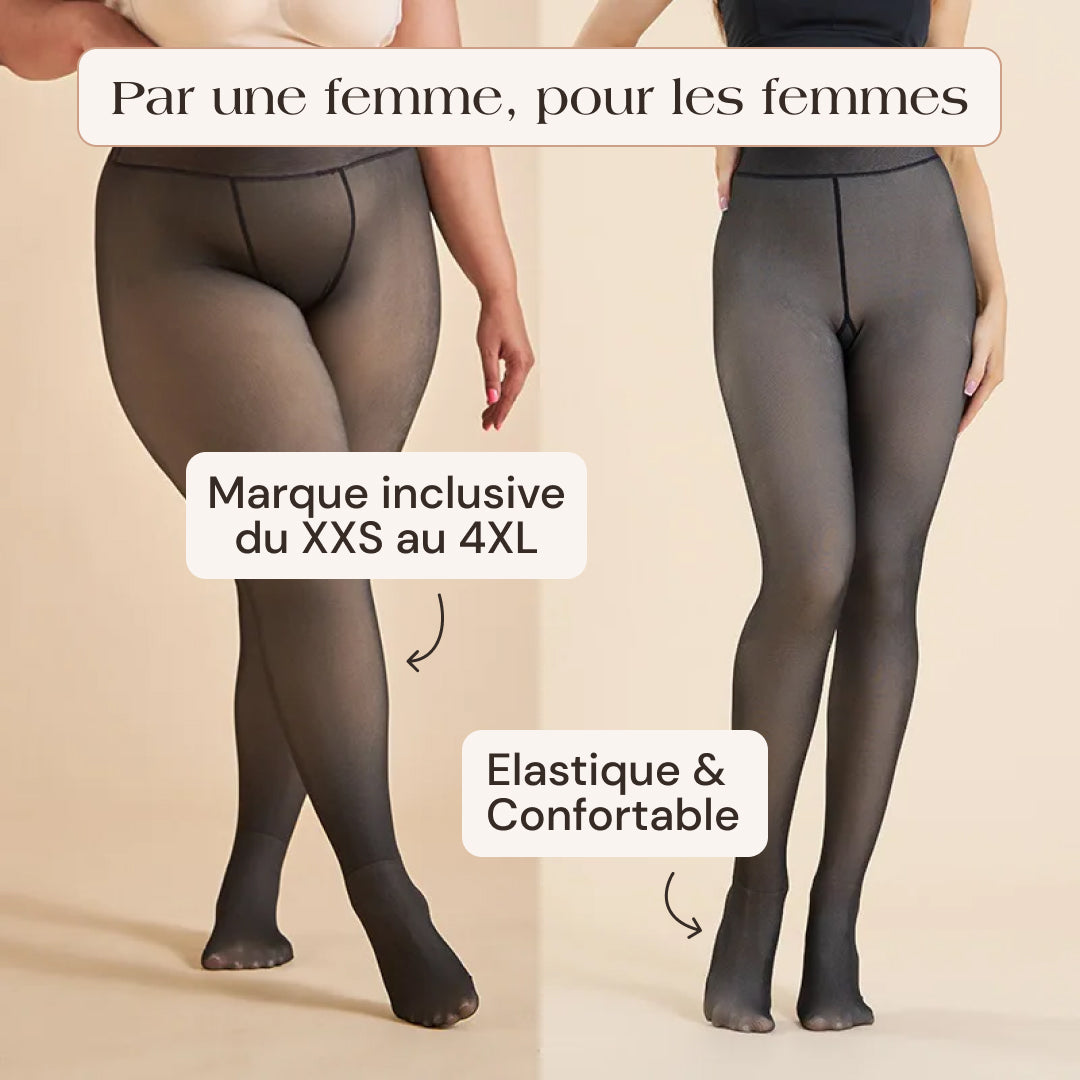 Collants Polaires Effet Transparent